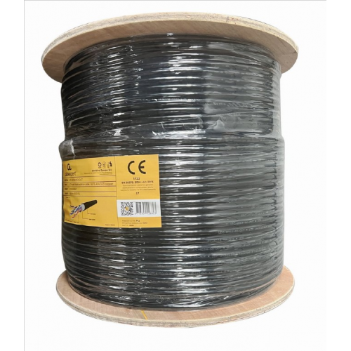 Cablu de retea Gembird UPC-6004-SO-OUT, UTP, CAT6, 305m, Black