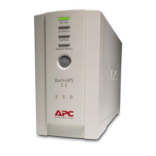 UPS APC Back-UPS CS stand-by 350VA / 210W 4 conectori C13, baterie RBC2 ,optional extindere garantie cu 1/3 ani (WBEXTWAR1YR-SP-01/WBEXTWAR3YR-SP-01)