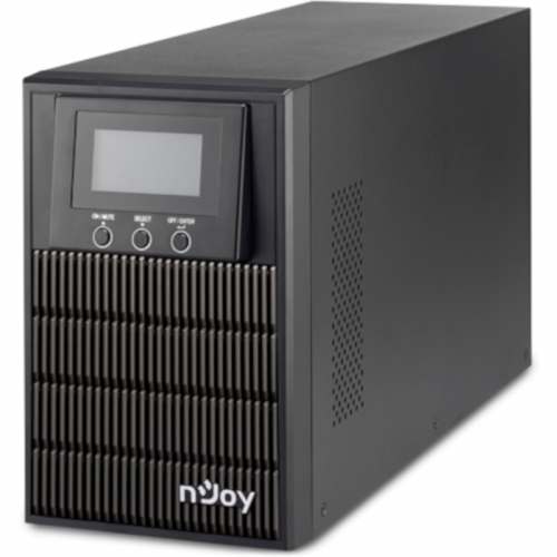 UPS nJoy Aten PRO 1000, 1000VA/800W, On-line (double convension UPS), LCD Display, 3 Prize Schuko cu Protectie, Tower, Smart SNMP & USB & RS- 232, Efficiency up to 88%, Software management