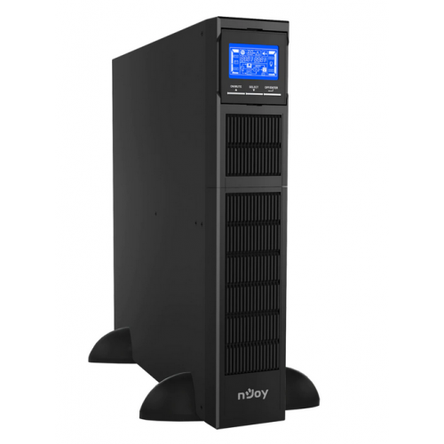 UPS Njoy Balder 1000 Online, Tower/rack, 1000 W, fara AVR, IEC x 8, display LCD, back-up 11 – 20 min.  Putere (VA): 1000