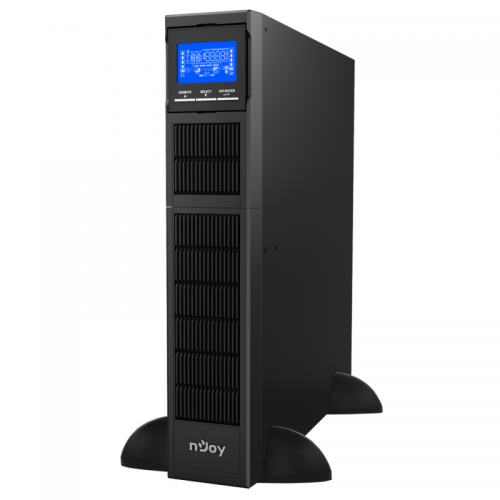 UPS nJoy Balder 1500, 1500VA/ 1500W, On-line, LCD Display, Montare Rack/Tower, 8 Prize IEC 13, Dubla conversie, Plaja larga de tensiuni acceptate, Eficienta impresionanta de pana la 96%, Frecventa: 40Hz ~ 70 Hz, Dimensiuni: 410 x 438 x 88 mm, Greutate: 15