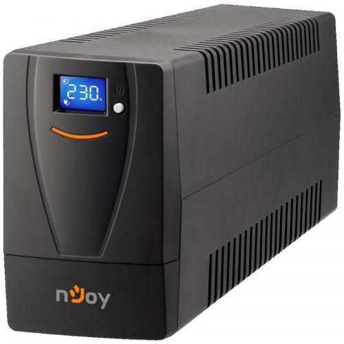 UPS nJoy Horus Plus 600, 600VA/360W, Afisaj LCD cu ecran tactil, 2 Prize Schuko cu Protectie, Repornire Automata, RJ11 protectie pentru linia de telefon/modem, Posibilitatea de monitorizare si control prin USB, LAN si internet, port de comunicare USB, rat