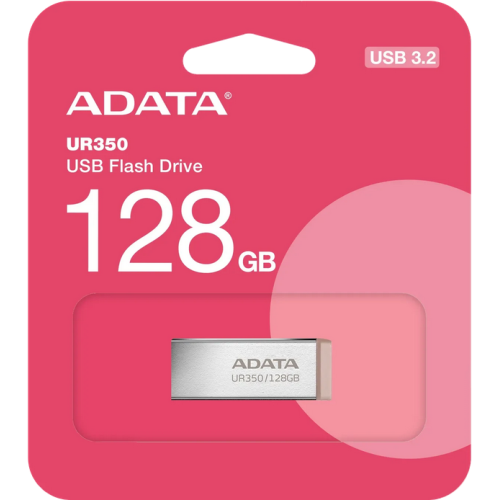 Stick Memorie A-Data UR350 128GB, USB-A 3.0, Silver-Brown