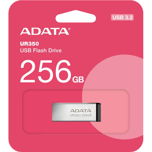 Stick Memorie A-Data UR350-256G-RSR/BK, 256GB, USB-A, Silver-Black