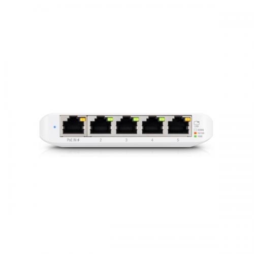 Switch Ubiquiti USW-FLEX-MINI-5, 5x porturi, PoE, 5pack