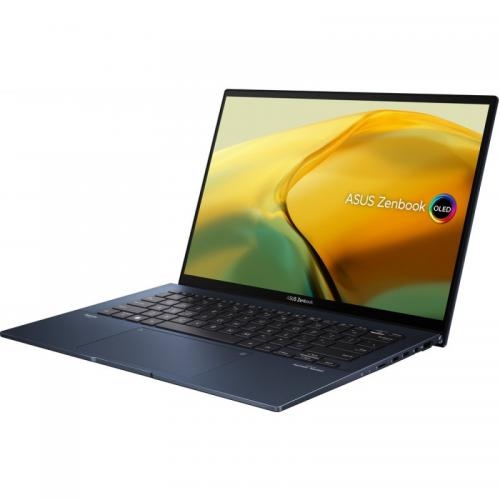 Laptop ASUS ZenBook 14 UX3402ZA-KM390W, Intel Core i7-1260P, 14inch, RAM 16GB, SSD 1TB, Intel Iris Xe Grahics, Windows 11, Ponder Blue