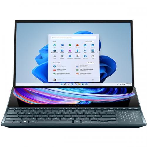 Laptop ASUS ZenBook 15 OLED UX582ZW-H2021X, Intel Core i7-12700H, 15.6inch Touch, RAM 32GB, SSD 1TB, nVidia GeForce RTX 3070 Ti 8GB, Windows 11 Pro, Celestial Blue