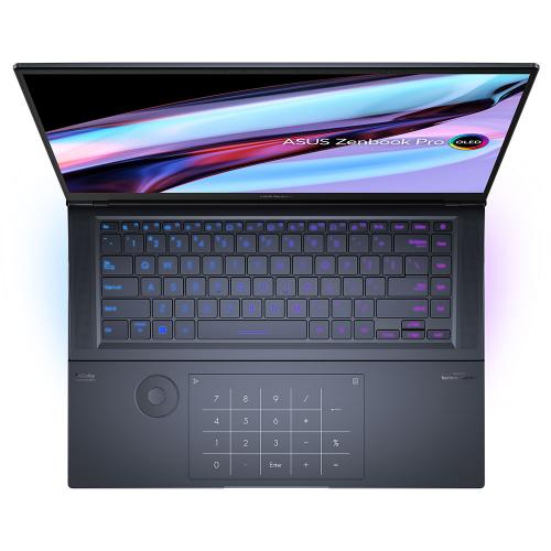 Laptop ASUS ZenBook Pro 16X OLED UX7602VI-MY026X, Intel Core i9-13900H, 16inch Touch, RAM 64GB, SSD 2TB, nVidia GeForce RTX 4070 8GB, Windows 11 Pro, Tech Black