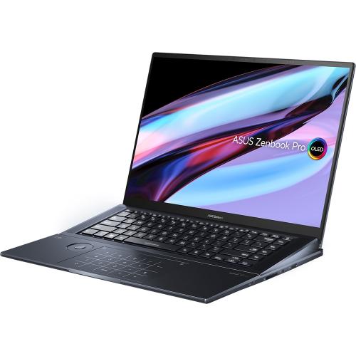 Laptop ASUS ZenBook Pro 16x UX7602ZM-ME022X, Intel Core i7-12700H, 16inch Touch, RAM 16GB, SSD 1TB, Intel Iris Xe Graphics, Windows 11 Pro, Tech Black
