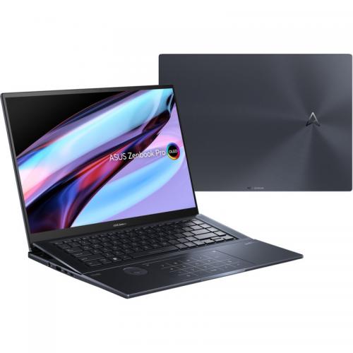 Laptop ASUS ZenBook Pro 16X OLED UX7602ZM-ME045X, Intel Core i9-12900H, 16inch Touch, RAM 32GB, SSD 2TB, nVidia GeForce RTX 3060 6GB, Windows 11 Pro, Tech Black