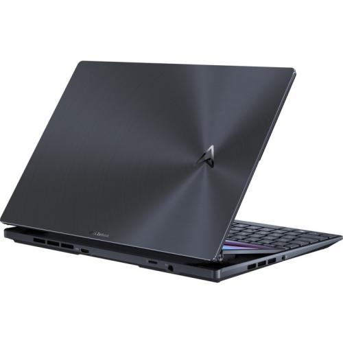 Laptop ASUS ZenBook Duo 14 UX8402ZA-M3027X, Intel Core i7-12700H, 14.5inch Touch, RAM 16GB, SSF 1TB M.2, Intel Iris Xe Graphics, Windows 11 Pro, Tech Black
