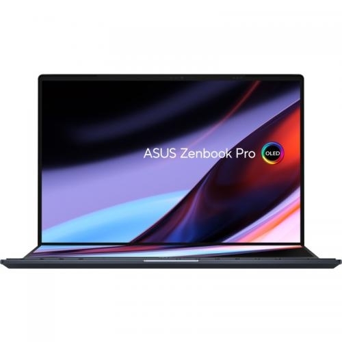 Laptop ASUS ZenBook Duo 14 UX8402ZA-M3027X, Intel Core i7-12700H, 14.5inch Touch, RAM 16GB, SSF 1TB M.2, Intel Iris Xe Graphics, Windows 11 Pro, Tech Black