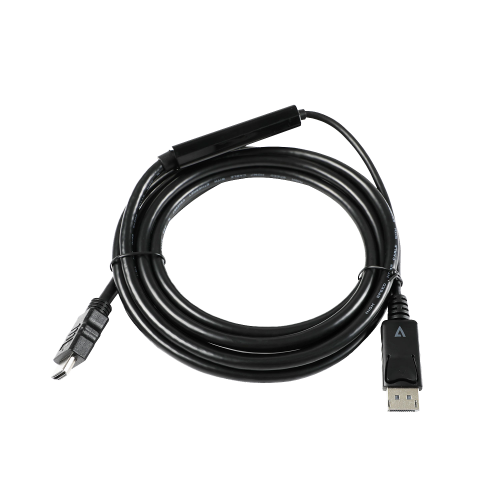 Cablu V7 V7DP14HDMI21-3M-BLK, HDMI male - DsiplayPort male, 3m, Black