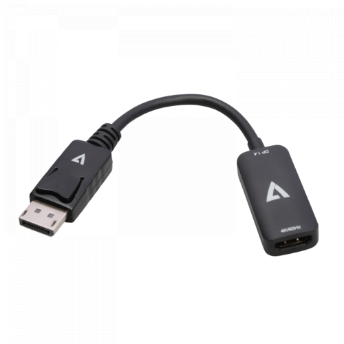 Adaptor V7 V7DPHDMIACTV, DisplayPort - HDMI, Black