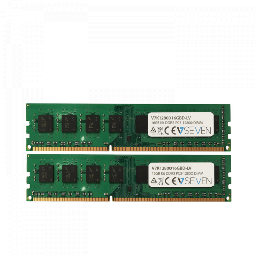 Kit Memorie V7 V7K1280016GBD-LV 16GB, DDR3-1600MHz, CL11, Dual Channel