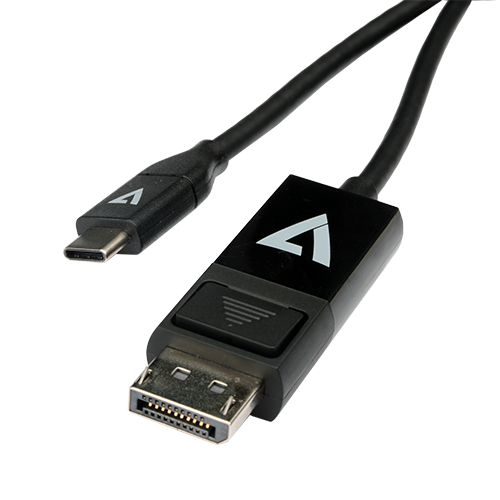 Cablu V7 V7UCDP-2M, Displayport - USB-C, 2m, Black