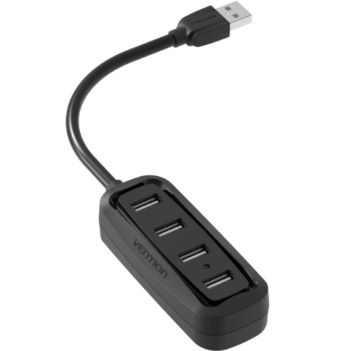 HUB USB Vention VAS-J43-B015, 4 x USB 2.0, Black