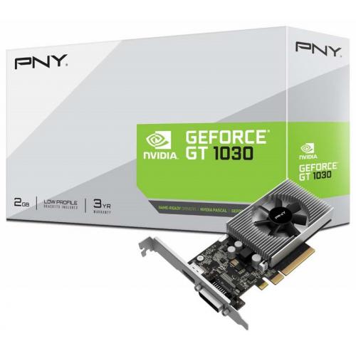 Placa video PNY nVidia GeForce GT 1030 2GB, DDR4, 64bit