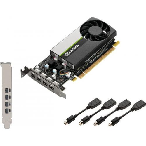 Placa video profesionala PNY nVidia Quadro T1000 4GB, GDDR6, 128bit, Low Profile