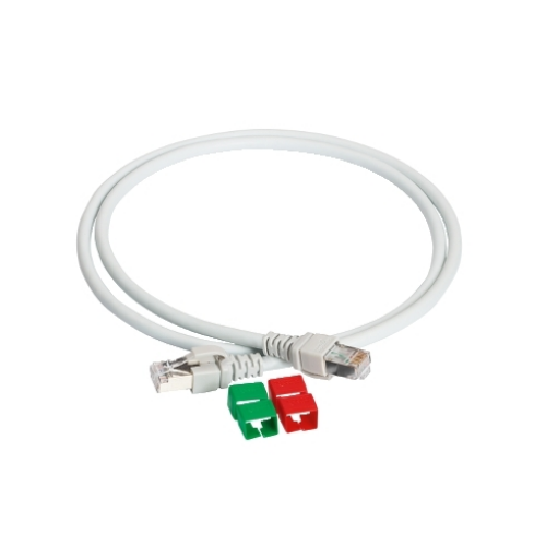 Patch Cord APC VDIP185X46030, S/FTP, Cat6a, 3m, Gray