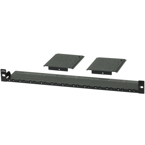 Kit rack mount Aten VE-RMK1U pentru video extender, Black