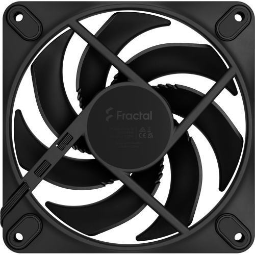 Ventilator Fractal Design Momentum 12, 120 mm, Black