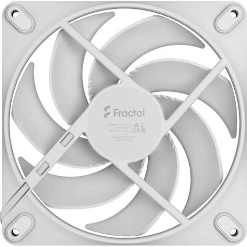Ventilator Fractal Design Momentum 14, 140 mm, White