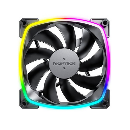 Ventilator Montech AX120 ARGB LED, 120 mm, Black