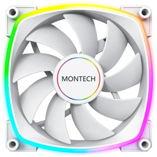 Ventilator Montech AX140 ARGB LED, 140 mm, White