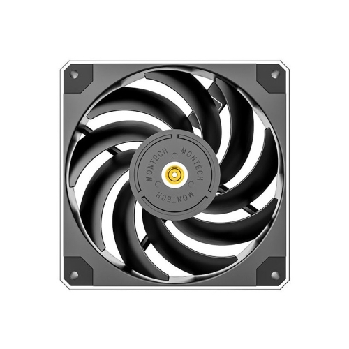 Ventilator Montech Metal 120 PWM, 120 mm, Black