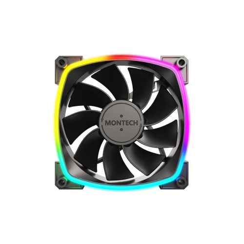Ventilator Montech RX120 PWM Reversed ARGB LED, 1 x 120 mm, Black