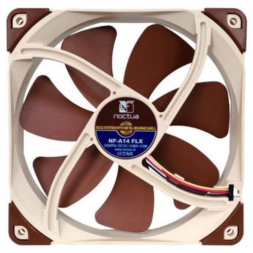 Ventilator Noctua NF-A14 FLX Brown, 140mm