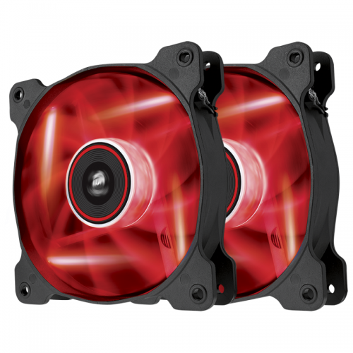 Ventilator Carcasa Corsair AF120 LED Red Quiet Edition