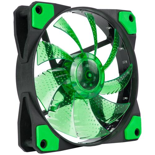 Ventilator Marvo FN-10 green LED, 120mm