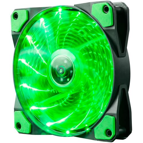 Ventilator Marvo FN-10 green LED, 120mm