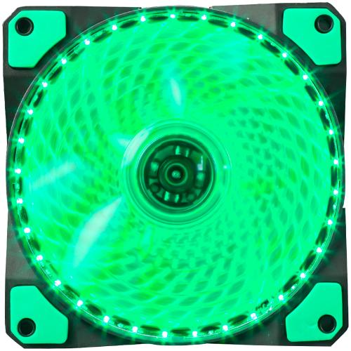 Ventilator Marvo FN-11 green LED, 120mm 