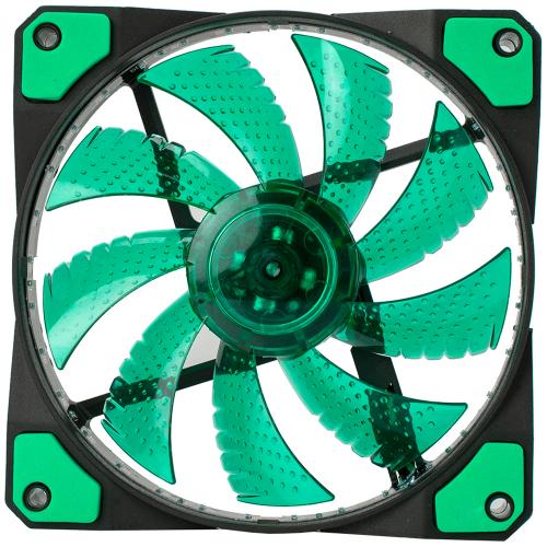 Ventilator Marvo FN-11 green LED, 120mm 