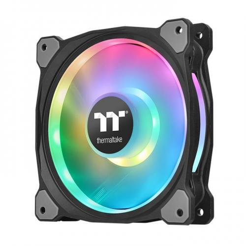 Ventilator Thermaltake Riing Duo 14 RGB LED Premium Edition, 140mm, 3 bucati