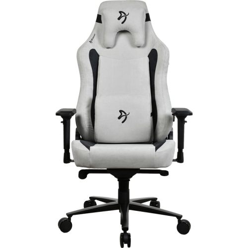Scaun gaming Arrozi Vernazza XL Soft Fabric, Light Grey