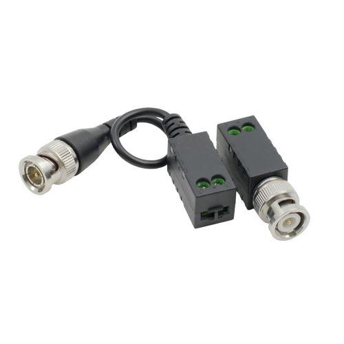 Video balun pasiv cu cablu Hikvision DS-1H18S/E-E, 2 bucati