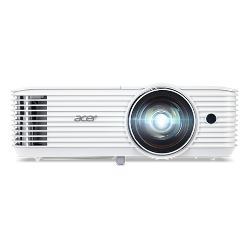 Videoproiector Acer S1386WHn, Short Throw, 3.600 lumeni/ 2.880 lumeni Ecomode, WXGA 1280* 800, up to WUXGA 1920* 1200, 16:10/ 4:3/ 16:9, 20.000:1, dimensiune maxima imagine 300