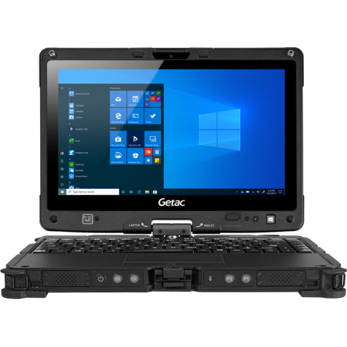 Laptop Industrial Getac V110 G6, Intel Core i7-10610U vPro, 11.6inch Touch, RAM 16GB, SSD 512GB, Intel UHD Graphics, Windows 10 Pro, Black