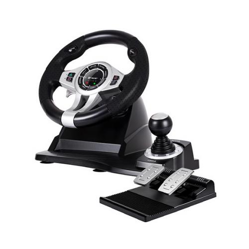 Volan Tracer Roadster 4 in 1 pentru PC, PS3, PS4, Xbox One, Black