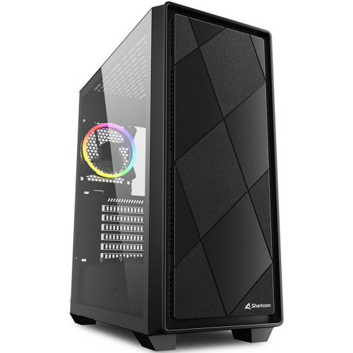 Carcasa Sharkoon VS8 RGB Black, Fara sursa