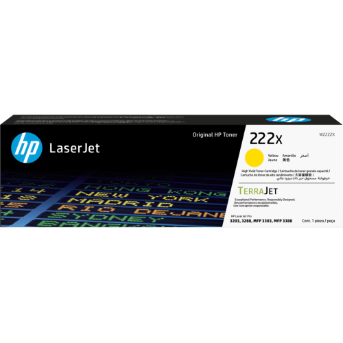Cartus Toner HP 222X Yellow W2222X