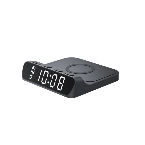 Incarcator Wireless + Ceas digital Havit W3031, Black