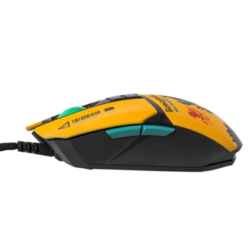 Mouse Optic A4Tech W63 Max, RGB LED, USB-A, Orange