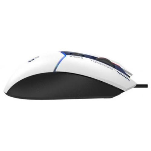 Mouse Optic A4Tech W95 Ultra Sports Lime, RGB LED, USB, White-Black