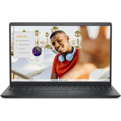 Laptop Dell Inspiron 3535, AMD Ryzen 7 7730U, 15.6 inch, RAM 16GB, SSD 1TB, AMD Radeon Graphics, Linux, Carbon Black