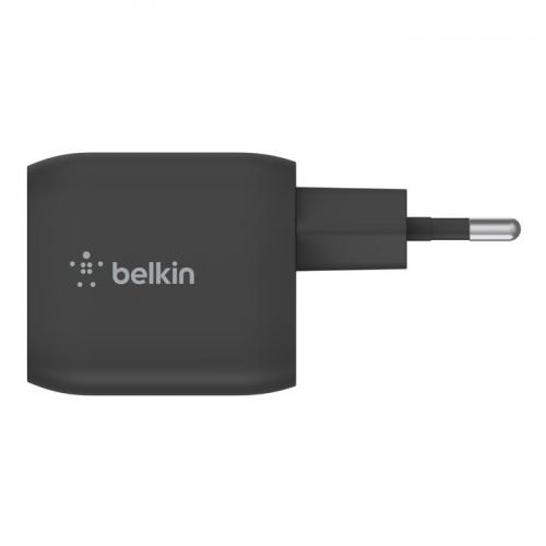 Incarcator Belkin WCH011VFBK, 2x USB-C, 45W, Black